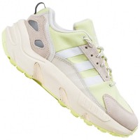 adidas Originals ZX 22 BOOST Sneakers GY5271: Цвет: https://www.sportspar.com/adidas-originals-zx-22-boost-sneakers-gy5271
Brand: adidas End Plastic Waste – campaign to create products that can be reused Upper material: textile, leather Inner material: textile Sole: rubber Closure: lacing Brand logo on the tongue and sole BOOST™ technology – better energy recovery and optimal cushioning Low cut, leg ends below the ankle stabilized and slightly extended heel area padded entry and tongue removable insole classic adidas stripes on the sides pleasant wearing comfort NEW, in box &amp; original packaging