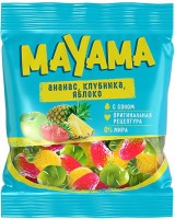«Mayama», мармелад жевательный в форме ягод и фруктов, 70г: 
