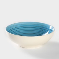 Тарелка глубокая керамическая Elrington «Аэрограф. Морской вечер», d=18 см: Цвет: <h2>Керамическая посуда Elrington - это высококачественные изделия, которые отличаются своим стилем и эстетикой.</h2><h2>Преимущества керамической посуды:</h2><ul><li>Посуда долговечна и экологически безопасна.Посуду можно использовать в микроволновой печи, духовом шкафу и посудомоечной машине.Покрытие не трескается и не тускнеет со временем.Посуда выдерживает низкие и высокие температуры.Блюда в ней можно хранить в течение длительного времени.Пища, приготовленная в такой посуде, сохраняет все полезные свойства, очень вкусная и ароматная.</li></ul><h2>Эксплуатация:</h2><ul><li>Не следует посуду подвергать термическому шоку, к примеру, после готовки сразу помещать под холодную воду или на разогретую посуду класть замороженный продукт.Не использовать металлические губки.Мыть в теплой воде с добавлением моющего средства.После первой готовки не закрывать посуду крышкой, дать подышать материалу во избежание появления запаха от приготовленного блюда (помните, что глина – живой материал!).</li></ul><h2>Примечание:</h2><ul><li>незначительный скол краски;прерывание и наплыв рисунка;наличие полосы на рисунке;потёртости и наплыв золотой краски на внутренней стороне;небольшие потёртости и царапины на глазури;засорения под глазурью;плотные вздутия глазури на внутренней поверхности;натёк глазури;наличие мушек (чёрных точек);неровность внутреннего отверстия;отклеивание страз;потёртость упаковки в уголках.Данные недостатки не влияют на свойства изделия при использовании.</li></ul>
