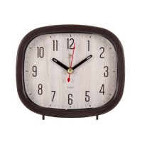 Часы - будильник настольные "Сканди", дискретный ход, 12.5 х 10.5 см АА: 