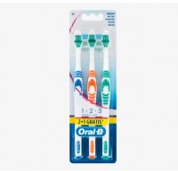 Зубная щетка 1-2-3 Classic Care medium (улучшенный пакет 2+1 бесплатно), 3 шт.: https://www.dm.de/oral-b-zahnbuerste-1-2-3-classic-care-mittel-vorteilspack-2-1-gratis-p3014260818388.html
