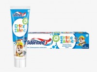 Зубная паста первые зубки до 24 месяцев, 50 мл: https://www.dm.de/odol-med-3-zahnpasta-erste-zaehne-bis-24-monate-p5054563104397.html