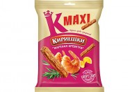 «Кириешки Maxi», сухарики со вкусом жареных креветок, 60г: 