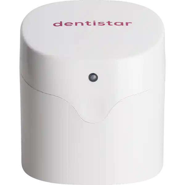 Dentistar UVC Sterilisator: Цвет: Produktbeschreibung und details Der UVC Sterilisator ist praktisch fr die Nutzung zu Hause und einfach unersetzlich wenn Sie mit Ihrem Baby unterwegs sind Er ist klein handlich und passt in jede Wickeltasche Babys lassen oft ihren Schnuller fallen und nicht immer knnen Sie ihn sofort grndlich reinigen Mit dem tragbaren UVC Sterilisator desinfizieren Sie innerhalb einer Minute Schnuller Flaschensauger oder andere kleine Gegenstnde und beseitigen  der Bakterien und Viren Ohne Chemikalien Wrme oder Wasser Das dabei verwendete UVCLicht wurde von unabhngigen Laboren getestet betrieben von  AAABatterienAkkus mit Schlaufe zur Befestigung zB am Kinderwagen  Sterilisationsrate innerhalb einer Minute inklusive USB Ladekabel  nicht im Lieferumfang enthalten Schnuller im Lieferumfang nicht enthalten Kontaktdaten NOVATEX GmbH WernervonSiemensStrae   Pattensen wwwdentistareu Anwendung und Gebrauch Vor Gebrauch Produktanleitung beachten Hinweise zur Elektrogerte und Batterieentsorgung Hinweise zur Entsorgung von Elektrogerten und Batterien httpswwwrossmanndedeserviceundhilfeelektrogesetzbatteriegesetz
https://www.rossmann.de/de/baby-und-spielzeug-dentistar-uvc-sterilisator/p/4001071341883