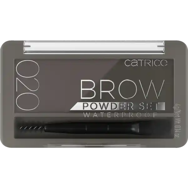 Catrice Brow Powder Set Waterproof 020: Цвет: https://www.rossmann.de/de/make-up-catrice-brow-powder-set-waterproof-020/p/4059729354549
Produktbeschreibung und details Perfekt fr einen Retouch on the go oder fr einen schnellen natrlichen Alltagslook Mit dem Brow Powder Set Waterproof und den  Shades lassen sich Lcken in den Augenbrauen farblich passend auffllen  fr natrlich aussehende makellose Brows Dank im Set enthaltenem inTool mit Pinsel und Brstchen kann das Brow Powder ganz einfach aufgetragen werden Die Pudertextur ist wasserfest und sorgt fr ein mattes Finish Kontaktdaten cosnova GmbH Am Limespark  D Sulzbach am Taunus wwwcatricede UrsprungslandHerkunftsort China Volksrepublik Anwendung und Gebrauch Mit der dunkleren Shade kann der uere Bereich der Augenbrauen betont und mit der helleren Shade im inneren Bereich Lcken aufgefllt werden Fr den perfekten natural Look lassen sich die Brows am Ende noch einmal auskmmen und in Form bringen Inhaltsstoffe TALC MICA HYDROGENATED POLYISOBUTENE SYNTHETIC WAX MAGNESIUM STEARATE ETHYLHEXYL PALMITATE TRIETHOXYCAPRYLYLSILANE TOCOPHEROL SQUALANE TOCOPHERYL ACETATE PERSEA GRATISSIMA AVOCADO OIL AQUA WATER ETHYLHEXYLGLYCERIN STEARIC ACID PHENOXYETHANOL MAY CONTAIN CI  ULTRAMARINES CI  IRON OXIDES CI  IRON OXIDES CI  IRON OXIDES