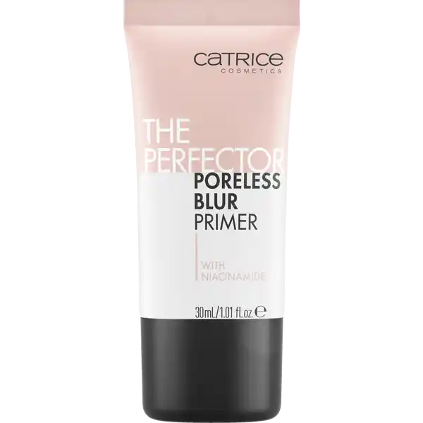 Catrice The Perfector Poreless Blur Primer: Цвет: https://www.rossmann.de/de/make-up-catrice-the-perfector-poreless-blur-primer/p/4059729358004
Produktbeschreibung und details The Perfector Poreless Blur Primer ist der Nachfolger des CATRICE Prime And Fine Poreless Blur Primers und macht den Teint selfieready Im neuen Design und mit verbesserter Formel sorgt die schwerelose MousseTextur fr einen sofortigen SoftFocusEffekt minimiert optisch deutlich sichtbar die Poren und pflegt mit Niacinamid Allein aufgetragen verleiht der Primer ein ebenmiges perfektioniertes Hautbild als Grundierung unter der Foundation sorgt er fr eine lngere Haltbarkeit des Makeups Die nachhaltige Tube wurde zu  mit kostrom produziert Kontaktdaten cosnova GmbH Am Limespark  D Sulzbach am Taunus wwwcatricede  UrsprungslandHerkunftsort Italien Anwendung und Gebrauch Weniger ist mehr Der Primer kann auch nur dort aufgetragen werden wo sich kleine Unebenheiten leichte Rtungen oder feine Fltchen zeigen Die Textur gleicht diese Unregelmigkeiten aus und der hinterher aufgetragene Concealer lsst sich leichter verblenden Auerdem halten Concealer und Foundation auf diese Weise lnger Inhaltsstoffe DIMETHICONE CETEARYL DIMETHICONE CROSSPOLYMER TAPIOCA STARCH NIACINAMIDE AQUA WATER DECYLENE GLYCOL POLYMETHYLSILSESQUIOXANE BHT SILICA TRIETHOXYCAPRYLYLSILANE PHENOXYETHANOL CI  IRON OXIDES CI  IRON OXIDES CI  TITANIUM DIOXIDE