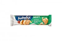 «BabyFox», вафельный батончик Roxy Молоко/фундучная паста, 18г (упаковка 24шт.): 