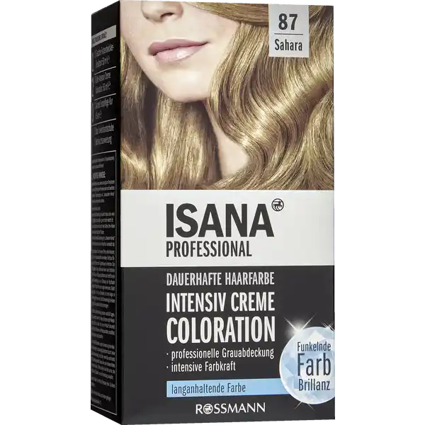 ISANA PROFESSIONAL Intensiv Creme Coloration 87 Sahara: Цвет: Produktbeschreibung und details Die Intensiv Creme Coloration fr strahlende langanhaltende Farbergebnisse voller LichtReflexe und lebendiger Farbeffekte Fr eine optimale Grauabdeckung und eine ausdrucksstarke Haarfarbe voll seidigem Glanz Die hochwertige FarbpflegeKur mit Keratin und BioArganl schtzt und pflegt das Haar und verwhnt Ihr Haar mit einem fruchtigen Duft dauerhafte Coloration langanhaltende intensive Farbe professionelle Grauabdeckung funkelnde Farbbrillanz leistungsstarke Wirkformel mit Mikro Farbmoleklen fr intensive Farben  FarbpflegeKur Kontaktdaten Dirk Rossmann GmbH Isernhgener Strae   Burgwedel wwwrossmannde   UrsprungslandHerkunftsort Deutschland Anwendung und Gebrauch Mischen auftragen nach  Minuten Einwirkzeit aussplen  fertig Empfehlung Bei langem Haar bitte  Packungen verwenden Gebrauch Aufbewahrung und Verwendung Aufbewahrungs und Verwendungsbedingungen Vor starker Lichteinwirkung schtzen und khl lagern Inhaltsstoffe Intensiv Creme Coloration Aqua Cetearyl Alcohol Laureth Sodium Laureth Sulfate Glyceryl Stearate SE Ammonia Sodium Sulfate Lanolin Alcohol Sodium Lauryl Sulfate TolueneDiamine Sulfate Sodium Sulfite Parfum Methylresorcinol Ascorbic Acid Disodium EDTA Resorcinol AminomCresol AlphaIsomethyl Ionone Geraniol Citronellol AminoHydroxytoluene Limonene Sodium Hydroxide Tocopherol FarbentwicklerEmulsion Aqua Hydrogen Peroxide Cetearyl Alcohol Sodium Lauryl Sulfate Phosphoric Acid Disodium Phosphate Acetaminophen Etidronic Acid FarbpflegeKur Aqua Cetearyl Alcohol Distearoylethyl Hydroxyethylmonium Methosulfate Isopropyl Myristate Behentrimonium Chloride Cetrimonium Chloride Phenoxyethanol Panthenol Glycerin Quaternium Hydrolyzed Keratin Parfum Argania Spinosa Kernel Oil Dimethicone Isopropyl Alcohol Tocopherol Propylene Glycol Citric Acid Potassium Sorbate Warnhinweise und wichtige Hinweise Warnhinweise Enthlt Ammoniak Phenylediamine Toluylendiamine Resorcin und WasserstoffperoxidHaarfrbemittel knnen schwere allergische Reaktionen hervorrufen Bitte folgende Hinweise lesen und beachten Temporre Ttowierungen mit quotschwarzem Hennaquot knnen das Allergierisiko erhhenFrben Sie Ihr Haar nicht wenn Sie einen Ausschlag im Gesicht haben oder wenn Ihre Kopfhaut empfindlich gereizt oder verletzt ist wenn Sie schon einmal nach dem Frben Ihrer Haare eine Reaktion festgestellt haben wenn eine temporre Ttowierung mit quotschwarzem Hennaquot bei Ihnen schon einmal eine Reaktion verursacht hat Bitte konsultieren Sie in diesen Fllen einen Hautarzt bevor Sie eine Haarcoloration anwenden Nicht zur Frbung von Wimpern und Augenbrauen verwenden Das Nichtbeachten dieses Hinweises kann zum Erblinden fhren Nicht zur Frbung des Bartes und nicht fr eine andere Anwendung als zur Frbung der Kopfhaare anwenden Kontakt mit den Augen vermeiden Sofort Augen splen falls das Erzeugnis mit den Augen in Berhrung gekommen ist Nach Anwendung die Haare gut splen Geeignete Handschuhe tragenNicht anwenden wenn Ihr Haar mit Henna oder Metallsalzen gefrbt ist oder mit einem Produkt behandelt wurde das schrittweise zur Naturhaarfarbe zurckfhrt Gebrauchsanweisung beachtenFhren Sie  Stunden vor jeder Anwendung einer Haarcoloration einen Hautvertrglichkeitstest durch siehe Gebrauchsanweisung auch dann wenn Sie zuvor bereits ein Colorationsprodukt dieser oder einer anderen Marke verwendet haben Daher denken Sie bitte daran das Produkt  Stunden vor der Anwendung zu kaufenDieses Produkt ist nicht fr Personen unter  Jahren bestimmt Darf nicht in die Hnde von Kindern gelangen
https://www.rossmann.de/de/pflege-und-duft-isana-professional-intensiv-creme-coloration-87-sahara/p/4305615466163