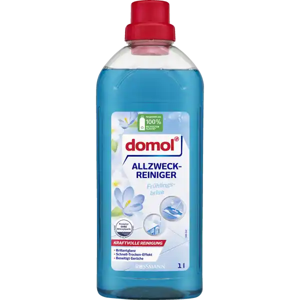 domol Allzweckreiniger Frhlingsbrise: Цвет: https://www.rossmann.de/de/haushalt-domol-allzweckreiniger-fruehlingsbrise/p/4068134005120
Produktbeschreibung und details Freuen Sie sich auf brillanten Glanz auf allen abwaschbaren Oberflchen ohne nachzuwischen Der domol Allzweckreiniger entfernt mhelos Schmutz und Fett und spendet dabei pure Duftfrische Seine AllzweckAktivFormel ist fr alle Oberflchen geeignet und trocknet schnell und streifenfrei kraftvolle Reinigung Brillantglanz SchnellTrockenEffekt beseitigt Gerche Rezeptur ohne Mikroplastik Kontaktdaten Dirk Rossmann GmbH Isernhgener Strae   Burgwedel wwwrossmannde Testurteile Qualittssiegel ampamp Verbandszeichen Anwendung und Gebrauch Normale VerschmutzungVerdnnt anwenden Kein Nachwischen und Trockenreiben notwendig  Verschlusskappen ca  ml auf  Liter Wasser geben Starke Verschmutzung Unverdnnt mit einem feuchten Tuch auftragen und mit Wasser nachwischen Kein Trockenreiben Gebrauch Aufbewahrung und Verwendung Aufbewahrungs und Verwendungsbedingungen Auer Reichweite von Kindern aufbewahren Augenkontakt vermeiden Falls das Produkt in die Augen gelangt diese grndlich mit Wasser aussplen Nicht verschlucken Wenn das Produkt verschluckt worden ist Arzt aufsuchen Aufrecht transportieren und lagern Vor Frost und Hitze schtzen Erhhte Sicherheit fr Kinder Enthlt einen speziellen Bitterstoff zum Schutz vor versehentlichem Verschlucken Inhaltsstoffe amplt anionische Tenside Seife Enthlt Duftstoffe Bitterstoff UFI DPEHWHACHYT Detergenzienblatt Detergenzienblatt Laden Sie das Dokument zum Produkt als PDF herunter