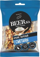 «Beerka», арахис жареный со вкусом сметаны, 90г: 