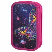 Пенал ЮНЛАНДИЯ, 2 отделения, ламинированный картон, 19х11 см, "Colorful butterfly", 270886: Цвет: Пенал ЮНЛАНДИЯ идеально подходит для хранения ручек, карандашей и прочих канцелярских товаров. Удобная молния с металлическим бегунком с трех сторон, прочные резинки для размещения до 28 предметов внутри.
: ЮНЛАНДИЯ
: Россия
: Школа
: Пеналы
: Пеналы каркасные
Материал пенала – ламинированный картон с цветной печатью, ярким дизайном и объемным рисунком конгревом. Основа пенала – плотный картон, обшитый тканью по краям, с тканевым торцом. Такая конструкция отличается износостойкостью и прочностью, поможет защитить канцелярские принадлежности от повреждений.Внутри пенала – два отделения, на каждой створке которых прочно пришиты резинки для канцелярских принадлежностей, внутренняя часть выполнена из картона с глянцевой ламинацией с узором.Пенал имеет стандартный размер 19х11 см, что позволяет легко размещать его в ранце, рюкзаке или сумке. Хорошая наполняемость пенала дает возможность держать все необходимые для уроков канцтовары в порядке, в одном месте.Пенал упакован в ПЭТ-пакет с европодвесом, что защищает его от повреждений во время транспортировки, а также помогает разместить его в торговом зале с удобством для покупателей.