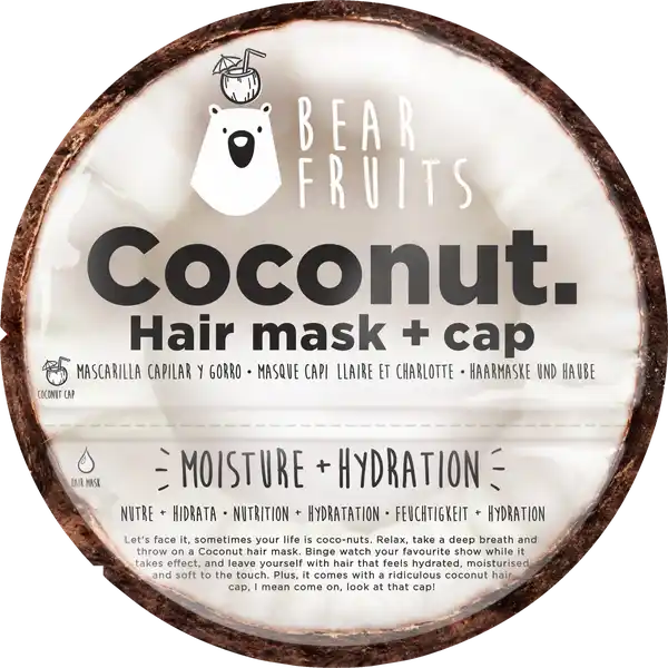 Bear Fruits Haarmaske Coconut + Cap: Цвет: Produktbeschreibung und details Die Bear Fruits Feuchtigkeit  Hydration Haarmaske mit KokosnussExtrakt versorgt das Haar bis in die Spitzen mit Feuchtigkeit und verleiht einen weichen und glnzenden Look Einfach die Haube aufsetzen und lcheln whrend die Haarmaske das Haar verwhnt die Bear Fruits Feuchtigkeit  Hydration Haarmaske mit KokosnussExtrakt spendet Feuchtigkeit mit wunderbarem Kokosnussduft pflegende Bear Fruits Haarmaske fr bis zu  Minuten Pflege mit umwerfender Haube im KokosnussDesign Haarmaske inspiriert von koreanischen BeautyProdukten Kontaktdaten Procter ampamp Gamble  SchwalbachTs Germany UrsprungslandHerkunftsort Polen Anwendung und Gebrauch  Haare waschen und diese mit einem Handtuch antrocknen Haarmaske von den Lngen bis in die Spitzen verteilen  Haube aufsetzen  Auswaschen  Welt erobern Inhaltsstoffe Aqua Stearyl Alcohol Behentrimonium Chloride Cetyl Alcohol BisAminopropyl Dimethicone Isopropyl Alcohol Parfum Benzyl Alcohol Disodium EDTA Hexyl Cinnamal Histidine Citric Acid Propylene Glycol Benzyl Salicylate Limonene Linalool Butylene Glycol Magnesium Nitrate Aloe Barbadensis Leaf Juice Ecklonia Radiata Extract Zea Mays Silk Extract Orchis Mascula Flower Extract Cocos Nucifera Fruit Extract Alcohol Denat Methylchloroisothiazolinone Magnesium Chloride Methylisothiazolinone Warnhinweise und wichtige Hinweise Warnhinweise Kein Spielzeug Kein Lebensmittel Augenkontakt vermeiden Bei Kontakt mit Wasser aussplen Darf nicht in die Hnde von Kindern gelangen
https://www.rossmann.de/de/pflege-und-duft-bear-fruits-haarmaske-coconut--cap/p/8001841659152