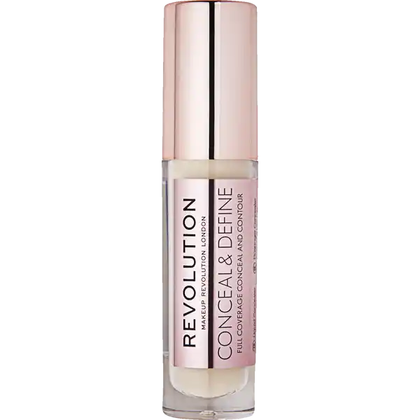 Revolution Makeup Revolution Conceal and Define Concealer - C2: Цвет: https://www.rossmann.de/de/make-up-revolution-makeup-revolution-conceal-and-define-concealer---c2/p/5057566016872
Produktbeschreibung und details Der Concealer fr alle  Nuancen von hell bis dunkel fr khle neutrale und warme Untertne C ist die ideale Nuance fr sehr helle Hauttne mit einem gelblichen UntertonDer leichte und trotzdem voll deckende Concealer ist perfekt geeignet um Unreinheiten abzudecken den Hautton auszugleichen und dunkle Augenringe zu kaschieren Trotz des matten Finishs setzt sich der Concealer nicht in feinen Linien und Poren ab Die langanhaltende intensive Pigmentierung eignet sich auch fr Contouring und die Definition der Gesichtszge Der Applikator ermglicht ein sanftes Auftragen ohne die empfindliche Haut unter den Augen zu reizen Kontaktdaten Revolution Beauty Ltd Alexandra House Dublin  D CH Ireland wwwrevolutionbeautycom Anwendung und Gebrauch Einige Tupfen unterhalb der Augen auftragen und mit einem synthetischen Pinsel oder feuchten Schwmmchen verblenden Auf Unreinheiten oder dunkle Flecken  Tupfen auftragen und mit dem Finger Pinsel oder Schwmmchen ausblenden Falls ntig wiederholen um die Deckkraft zu verstrken Fr das Contouring einen Farbton auswhlen der  Nuancen dunkler ist als dein Hautton Auf die Umrisse des Gesichts in die Hhlen unter den Wangenknochen und berall dort auftupfen wo du mehr Definition erreichen mchtest Mit einem synthetischen Pinsel oder Schwamm verblenden Fr zustzliche Haltbarkeit anschlieend Fixierpuder oder Fixierspray auftragen Inhaltsstoffe Aqua Dimethicone Cyclopentasiloxane Dimethicone Crosspolymer Cyclopentasiloxane Phenyl Trimethicone Isododecane IsobutylmethacrylateBisHydroxypropyl Dimethicone Acrylate Cyclopemtasiloxane Ethylhexyl Palmitate Quaternium Bentonite Propylene Carbonate Butylene Glycol Polymethylsilsesquioxane Cetyl PEGPPG Dimethicone Hydrogenated Castor Oil Silica Sorbitan Sesquioleate Sodium Chloride Phenoxyethanol Ethylhexylglycerin Triethylhexanoin Cetyl PEGPGG Dimethicone Polyglyceryl Isostearate Hexyl Laurate Lecithin Polyhydroxystearic Acid Isopropyl Myristate Ethylhexyl Palmitate Isostearic Acid Polyglycerol Polyricinoleate Tocopheryl Acetate Pentaerythrityl Tetraditbutyl Hydroxyhydrocinnamate Rosa Rubiginosa Rosehip Seed Oil CaprylicCapric Triglyceride Camellia Sinensis Leaf Extract  CI  CI  CI  CI