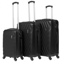 VERTICAL STUDIO "Reykjavik" Suitcase Set of 3 20" 25" 28" black: Цвет: Brand VERTICAL STUDIO Set consisting of three trolley cases Outer material plastic ABS big Trolley External dimensions HWD  cm   cm   cm inches      Net Weight  Volume kg  L middle Trolley External dimensions HWD  cm   cm   cm inches      Net Weight  Volume kg  L Castors need to be attached easy smaller Trolley External dimensions HWD  cm   cm   cm inches      Net Weight  Volume kg  L Lining Material  polyester Brand logo as metal emblem on the front Matryoshka design can be stowed inside each other to save space smallest Suitcase conforms to hand luggage size regulations a telescopic handle with several possible height settings four smoothrunning wheels for easy transport a large main compartment with an allround way zip three digit suitcase lock  possible combinations Divider with integrated zip mesh pocket for subdivision converging straps with click closure Fully lined interior Zippered lining on each side of the case two carrying handles with suspension four spacers on one long side Structured outer material with a matte finish NEW with box ampamp original packaging
https://www.sportspar.com/vertical-studio-reykjavik-suitcase-set-of-3-20-25-28-black