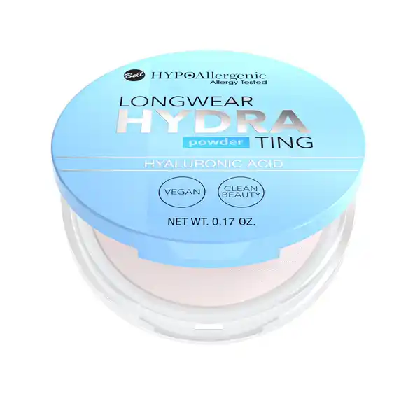 HYPOAllergenic Longwear Hydrating Powder 01 Nude: Цвет: Produktbeschreibung und details Puder mit Hyaluronsure Dank der enthaltenden Hyaluronsure spendet das HYPOAllergenic Longwear Hydrating Powder der Haut Feuchtigkeit nhrt und pflegt sie Das gepresste Puder fixiert das Makeup fr eine deutlich lngere Haltbarkeit Gleichzeitig wird der Hautton ausgeglichen und die Haut optisch geglttet Die leichte Formel hinterlsst ein angenehmes Tragegefhl und sorgt fr einen strahlenden und frischen Teint Die Formulierung entspricht unserem CleanBeauty Ansatz und  der Inhaltsstoffe sind natrlichen Ursprungs Veganes Produkt Geeignet fr Personen mit empfindlicher und zu Allergie neigender Haut Dermatologisch getestet Kontaktdaten Bell PPHU ul Graniczna  G  Jzefw wwwbellcompl UrsprungslandHerkunftsort Polen Anwendung und Gebrauch Mit einem Pinsel auf das Gesicht auftragen Gebrauch Aufbewahrung und Verwendung Aufbewahrungs und Verwendungsbedingungen Khl und trocken lagern Inhaltsstoffe Talc Mica Isocetyl Stearoyl Stearate Magnesium Stearate Polymethylsilsesquioxane CaprylicCapric Triglyceride Sodium Potassium Aluminum Silicate Synthetic Fluorphlogopite Dimethicone Silica C Triglycerides Sodium Hyaluronate Triolein Jojoba Esters Ethylhexylglycerin Tin Oxide Glyceryl Dioleate Phenoxyethanol CI  CI  CI  Iron Oxides CI  Titanium Dioxide Warnhinweise und wichtige Hinweise Warnhinweise Produkt nur zu ueren Anwendung Nach Gebrauch gut verschlieen Verndert das Produkt das Aussehen den Geruch oder die Konsistenz Anwendung unterbrechen Treten Reizungen aus brechen Sie die Anwendung ab und konsultieren Sie Ihren Arzt
https://www.rossmann.de/de/make-up-hypoallergenic-longwear-hydrating-powder-01-nude/p/5902082551102