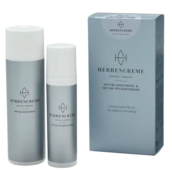 HERRENCREME Intim Pflege-Set: Цвет: Produktbeschreibung und details BEIDES HOCHWERTIGE INTIMPFLEGECREME  ml UND INTIMDUSCHGEL  ml Die abgestimmte INTIMPFLEGESERIE Die erste IntimpflegeSerie fr Mnner vom Urologen entwickelt beruhigt gereizte Haut HOCHWERTIGE INTIMPFLEGECREME Die erste Intimpflegecreme fr Mnner die vom Urologen entwickelt wurde Sie beruhigt gereizte und trockene Haut macht die Haut weich und geschmeidig Die Creme eignet sich ideal zur Pflege fr den belasteten und sensiblen Intimbereich des Mannes HERRENCREME INTIM DUSCHGEL reinigt die Haut intensiv dennoch schonend Ideal fr den sensiblen Intimbereich des Mannes HOHE QUALITT Herrencreme Intim Duschgel enthlt hochwertige und wertvolle Inhaltsstoffe Fr eine milde Intimpflege ist unsere NaturkosmetikSerie frei von PEGs Von Dermatest mit der Note sehr gut ausgezeichnet MEDIZINISCHE QUALITT Dir Herrencreme Intim Pflegecreme und das Herrencreme Intim Duschgel stehen fr medizinisches KnowHow und sorgfltig ausgewhlte Inhaltsstoffe Das perfekte System zur Pflege des Genitalbereiches Fr den echten Gentleman ENTWICKELT UND PRODUZIERT IN DEUTSCHLAND Qualitt mit natrlichen Inhaltsstoffen auf die Sie sich verlassen knnen Intim Pflegecreme die erste Intimpflegecreme fr Mnner vom Urologen entwickelt Mikrosilber reguliert die gesunde Hautflora und beugt Infektionen vor bei trockener und gereizter Haut im Intimbereich wertvolle und pflegende Inhaltsstoffe Naturkosmetik frei von PEGs vegan und ohne Tierversuche hergestellt dezenter Duft Intim Duschgel speziell vom Urologen fr den sensiblen Intimbereich des Mannes entwickelt  ml milde Naturkosmetik im praktischen Spender frei von PEGs von Dermatest die Note sehr gut erhalten das Herrencreme Intim Duschgel reinigt die Haut schonend schont auch die natrliche Fettschicht und die natrliche Hautflora fr die tgliche Reinigung geeignet geeignet nicht nur fr den Intimbereich sondern auch fr den ganzen Krper Kontaktdaten MW Skincare GmbH In der Hll   Koblenz wwwherrencremecom Testurteile Qualittssiegel ampamp Verbandszeichen Anwendung und Gebrauch Intim Pflegecreme Flexible Anwendung Herrencreme kann tglich auch mehrfach angewendet werden Auftragen auch auf Eichel Glans und die Mndung der Harnrhre ist problemlos mglich Kann bei medizinischen Problemen Untersttzung leisten Hautpflege nach Wundheilung bei Circumcision Untersttzung der Hautregeneration nach Balanitis untersttzend bei Reizungen der Vorhaut Prludium die keiner medikamentsen Therapie bedrfen macht die Haut weich und kann so eine Dehnungsbehandlung bei Vorhautverengungen erleichtern kann Problemen und Hautreizungen vorbeugen Intim Duschgel Zur tglichen Anwendung im Intimbereich und auf empfindlicher Haut Auch fr den ganzen Krper Inhaltsstoffe Intim Pflegecreme Aqua Decyl Oleate Oleyl Erucate Glycerin Pentylene Glycol Glyceryl Stearate Cetearyl Alcohol Glyceryl Stearate Citrate Polyglyceryl Stearate Zinc Sulfate Silver Tocopherol Helianthus Annuus Seed Oil Parfum Oryzanol Silver Citrate Xanthan Gum Citric Acid Sodium Hydroxide Citronellol Limonene Geraniol Intim Duschgel Aqua Sodium Cocoyl Glutamate Alcohol Glycerin Decyl Glucoside CocoGlucoside Lactic Acid Xanthan Gum Inulin PCA Glyceryl Oleate Parfum Citronellol
https://www.rossmann.de/de/baby-und-spielzeug-herrencreme-intim-pflege-set/p/4260623270037