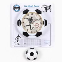Детские настенные часы "Футбол", дискретный ход, маятник, 47 х 32 х 6.5 см: 