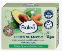 Балеа Твердый шампунь с авокадо и миндальным молоком, 60 г: https://www.dm.de/balea-festes-shampoo-avocado-mandelmilch-p4066447237344.html
с маслом авокадо и экстрактом миндаля
для поврежденных волос
Без силиконов
Веган
Интенсивный уход за поврежденными волосами: твердый шампунь Balea с авокадо-миндальным молоком и ароматом миндального молока очищает, имеет приятный аромат и питает волосы маслом авокадо и экстрактом миндаля.