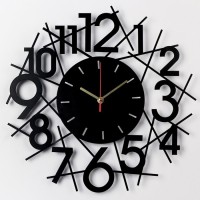 Часы настенные из металла "Лоренцо", плавный ход, d-40 см: 