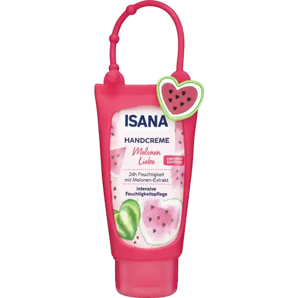 ISANA Handcreme Melonen Liebe: Цвет: https://www.rossmann.de/de/pflege-und-duft-isana-handcreme-melonen-liebe/p/4305615973425
Produktbeschreibung und details Verwhne die Hnde mit der ISANA HANDCREME MELONENLIEBE Die zarte Formulierung pflegt die Hnde streichelzart und versorgt sie h mit Feuchtigkeit Rezeptur ist ohne Mikroplastik vegan Kontaktdaten Dirk Rossmann GmbH Isernhgener Str   Burgwedel wwwrossmannde UrsprungslandHerkunftsort Deutschland Testurteile Qualittssiegel ampamp Verbandszeichen Inhaltsstoffe Aqua Glycerin Cetearyl Alcohol Glyceryl Stearate Canola Oil Citrullus Lanatus Fruit Extract Parfum Sodium Cetearyl Sulfate Alcohol Phenoxyethanol Benzyl Alcohol Linalool Hexyl Cinnamal Citric Acid Sodium Hydroxide