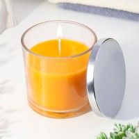Свеча ароматическая в стакане "Orange", апельсин, 10х10 см: 
