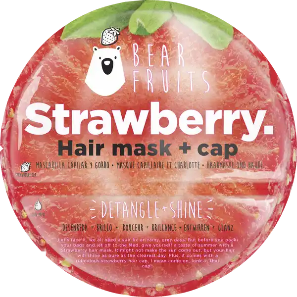 Bear Fruits Haarmaske Strawberry + Cap: Цвет: Produktbeschreibung und details Die Bear Fruits Entwirren  Glanz Haarmaske mit ErdbeerExtraken bringt das Haar zum glnzen wie an einem strahlenden Sommertag Einfach die Haube aufsetzen und lcheln whrend die Haarmaske das Haar verwhnt die Bear Fruits Entwirren  Glanz Haarmaske mit ErdbeerExtrakten lsst das Haar wie einen strahlenden Sommertag glnzen mit erfrischendem Duft aus Erdbeere und Minze pflegende Bear Fruits Haarmaske fr bis zu  Minuten Pflege mit umwerfender Haube im ErdbeerDesign Haarmaske inspiriert von koreanischen BeautyProdukten Kontaktdaten Procter ampamp Gamble  SchwalbachTs Germany UrsprungslandHerkunftsort Polen Anwendung und Gebrauch  Haare waschen und diese mit einem Handtuch antrocknen Haarmaske von den Lngen bis in die Spitzen verteilen  Haube aufsetzen  Auswaschen  Welt erobern Inhaltsstoffe Aqua Stearyl Alcohol Cetyl Alcohol Stearamidopropyl Dimethylamine Benzyl Alcohol Dicetyldimonium Chloride Parfum Glutamic Acid Benzyl Benzoate Disodium EDTA Hexyl Cinnamal BisAminopropyl Dimethicone Propylene Glycol Citric Acid Linalool Histidine Butylene Glycol Limonene Mentha Piperita Oil Menthol Mentha Arvensis Leaf Oil Magnesium Nitrate Aloe Barbadensis Leaf Juice Fragaria Chiloensis Fruit Extract Ecklonia Radiata Extract Alcohol Denat Methylchloroisothiazolinone Magnesium Chloride Methylisothiazolinone Warnhinweise und wichtige Hinweise Warnhinweise Kein Spielzeug Kein Lebensmittel Augenkontakt vermeiden Bei Kontakt mit Wasser aussplen Darf nicht in die Hnde von Kindern gelangen
https://www.rossmann.de/de/pflege-und-duft-bear-fruits-haarmaske-strawberry--cap/p/8001841659510