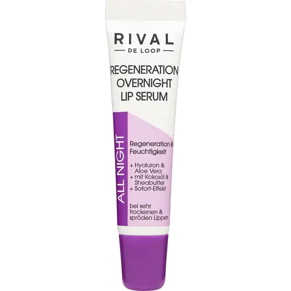 RIVAL DE LOOP Regernation Overnight Lip Serum: Цвет: https://www.rossmann.de/de/make-up-rival-de-loop-regernation-overnight-lip-serum/p/4305615896953
Produktbeschreibung und details Das RIVAL DE LOOP REGENERATION LIP SERUM mit OvernightRepairKomplex regeneriert und spendet Feuchtigkeit Fr ein glatteres Hautgefhl der sensiblen Lippenhaut am Morgen Regeneration ampamp Feuchtigkeit Hyaluron ampamp Aloe Vera mit Kokosl ampamp Sheabutter SofortEffekt bei trockenen ampamp sprden Lippen vegan Kontaktdaten Dirk Rossmann GmbH Isernhgener Str   Burgwedel wwwrossmannde Anwendung und Gebrauch Nur zur uerlichen Anwendung Inhaltsstoffe Aqua Butyrospermum Parkii Butter Cetyl Alcohol Glyceryl Stearate Citrate Glycerin Hydrogenated Vegetable Glycerides Helianthus Annuus Seed Oil Aloe Barbadensis Leaf Juice Cocos Nucifera Oil Tocopheryl Acetate Panthenol Centaurea Cyanus Flower Extract Salvia Offcinalis Leaf Extract Tocopherol Sodium Hyaluronate Xanthan Gum Sclerotium Gum Parfum Butylene Glycol Ethylhexylglycerin Pantolactone Sodium Benzoate Lactic Acid Potassium Sorbate Citric Acid Phenoxyethanol