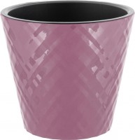 Горшок для цветов InGreen Manhattan D230мм, 5л c дренажной вставкой, морозная слива: 