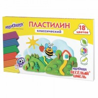 Пластилин классический ЮНЛАНДИЯ "ВЕСЁЛЫЙ ШМЕЛЬ", 18 цветов, 360 грамм, стек, ВЫСШЕЕ КАЧЕСТВО, 106432: Цвет: Пластилин ЮНЛАНДИЯ "ВЕСЕЛЫЙ ШМЕЛЬ" предназначен для лепки и моделирования в школе, детском саду и дома. Подходит для пластилинографии. Способствует развитию мелкой моторики рук ребенка, проявлению творческих способностей и потенциала образного мышления.
: ЮНЛАНДИЯ
: Россия
: Школа
: Товары для лепки
: Пластилин
Пластилин обладает высоким качеством, прекрасными пластичными свойствами и мягкостью, легко принимает нужную форму, не липнет к рукам. Не токсичен, безопасен для детей. В составе набора 18 брусков по 20 г различных цветов: белый, черный, синий, красный, желтый, зеленый, коричневый, оранжевый, голубой, светло-зеленый, фиолетовый, лиловый, светло-коричневый, темно-красный, бирюзовый, сиреневый, телесный, серый. Масса набора - 360 г. Со стеком.