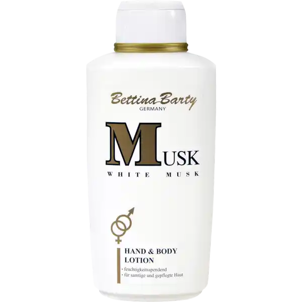 Bettina Barty White Musk Hand & Body Lotion: Цвет: Produktbeschreibung und details Diese Handund Bodylotion von WHITE MUSK ist die zarte Variante von Musk fr SIE und IHN Die zarte Textur umschmeichelt die Haut spendet intensiv Feuchtigkeit und zaubert magische Momente in ihr Bad feuchtigkeitsspendend fr samtig und gepflegte Haut dermatologisch getestet Kontaktdaten Straub GmbH OttoSchottStr  D Wertheim UrsprungslandHerkunftsort Deutschland Gebrauch Aufbewahrung und Verwendung Aufbewahrungs und Verwendungsbedingungen Vor Licht und Wrme schtzen Inhaltsstoffe AQUA ETHYLHEXYL STEARATE GLYCERIN ISOPROPYL PALMITATE CETEARYL ALCOHOL BUTYROSPERMUM PARKII BUTTER PROPYLENE GLYCOL PENTAERYTHRITYL DISTEARATE PHENOXYETHANOL PARFUM PANTHENOL CARBOMER TOCOPHERYL ACETATE SODIUM STEAROYL GLUTAMATE ALLANTOIN XANTHAN GUM BENZOIC ACID SODIUM METABISULFITE DEHYDROACETIC ACID TETRASODIUM EDTA SODIUM HYDROXIDE CAPRYLYL GLYCOL PENTAERYTHRITYL TETRADITBUTYL HYDROXYHYDROCINNAMATE LIMONENE CITRONELLOL ETHYLHEXYLGLYCERIN SORBIC ACID LINALOOL
https://www.rossmann.de/de/pflege-und-duft-bettina-barty-white-musk-hand-und-body-lotion/p/4008268013103