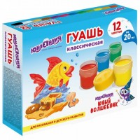Гуашь ЮНЛАНДИЯ "ЮНЫЙ ВОЛШЕБНИК", 12 цветов по 20 мл, высшее качество, 191333: Цвет: Гуашь высшего качества ЮНЛАНДИЯ поможет создать юным художникам первые шедевры. Идеальна для нанесения на бумагу, картон, дерево, стекло, керамику.
: ЮНЛАНДИЯ
: Россия
: Школа
: Принадлежности для рисования
: Краски для детского творчества
: Гуашь школьная
В наборе 12 ярких сочных цветов. Краски полностью безопасны в использовании, не токсичны и не имеют резкого запаха. Гуашь имеет высокую светостойкость и укрывистость, легко размывается водой, хорошо наносится, без труда удаляется с рук и одежды. Краска упакована в пластмассовые герметичные баночки объемом 20 мл. Общий объем гуаши – 240 мл. Ребенок сможет легко открыть баночки с винтовыми крышками без помощи взрослых.