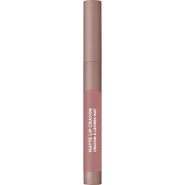 LOral Paris Infaillible Matte Lip Crayon  Caramel Blondie: Цвет: Produktbeschreibung und details Matt berall matt zu jeder Zeit Der Infaillible Matte Lip Crayon ist der erste Lippenstift in Stiftform von LOral Paris und kombiniert satte intensive matte Farbe mit einem angenehmen Tragegefhl Die wasserfeste Formel lsst sich dank der praktischen Stiftform einfach und przise auftragen und verleiht den Lippen ein ultramattes Finish Die cremige Textur pflegt die empfindliche Lippenhaut mit Jojobal und Vitamin E Die Lippen sehen nicht nur unwiderstehlich aus sondern fhlen sich auch so an Dank der eleganten schlanken Stiftform lsst sich der Crayon angenehm halten und ist auch unterwegs einfach aufzutragen Die herausdrehbare Mine macht ein Anspitzen unntig Kontaktdaten LORAL Deutschland GmbH  Geschftsbereich LOral Paris Johannstrae   Dsseldorf Anwendung und Gebrauch Den Infaillible Matte Lip Crayon gleichmig auf die Lippen auftragen Anschlieend die Lippen aufeinanderpressen Fertig Dank der hohen Deckkraft reicht bereits ein einmaliges Auftragen fr ein optimales Ergebnis Gebrauch Aufbewahrung und Verwendung Aufbewahrungs und Verwendungsbedingungen Khl und trocken lagern Inhaltsstoffe DIMETHICONE  POLYETHYLENE  POLYBUTENE  ISOAMYL LAURATE  SYNTHETIC BEESWAX  CERA MICROCRISTALLINA  MICROCRYSTALLINE WAX  ISODODECANE  TRIMETHYLSILOXYSILICATE  NEOPENTYL GLYCOL DIHEPTANOATE  COPERNICIA CERIFERA CERA  CARNAUBA WAX  POLYPROPYLSILSESQUIOXANE  VPHEXADECENE COPOLYMER  SIMMONDSIA CHINENSIS SEED OIL  JOJOBA SEED OIL  TOCOPHERYL ACETATE  SORBITAN ISOSTEARATE  TRIHYDROXYSTEARIN  PARFUM  FRAGRANCE  TALC  DISTEARDIMONIUM HECTORITE  ALUMINUM HYDROXIDE  TOCOPHEROL  PROPYLENE CARBONATE  ASCORBYL PALMITATE  SYNTHETIC FLUORPHLOGOPITE  HELIANTHUS ANNUUS SEED OIL  SUNFLOWER SEED OIL  COLOPHONIUM  ROSIN  BHT  TIN OXIDE   MAY CONTAIN CI  CI  CI   IRON OXIDES  CI   TITANIUM DIOXIDE  CI   RED  LAKE  MICA  CI   MANGANESE VIOLET  CI   RED   CI   YELLOW  LAKE  CI   RED  LAKE  CI   RED  LAKE  CI   CARMINE  CI   BLUE  LAKE FIL C
https://www.rossmann.de/de/make-up-loreal-paris-infaillible-matte-lip-crayon-102-caramel-blondie/p/3600523793839