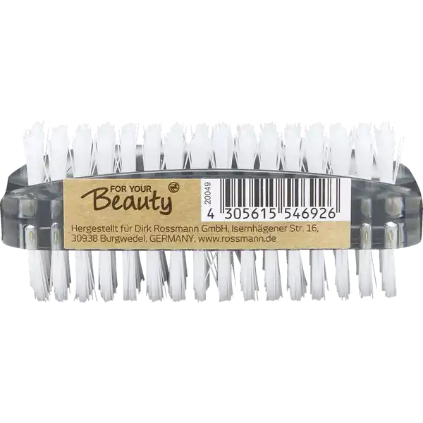 FOR YOUR Beauty Nagelbrste doppelseitig: Цвет: Produktbeschreibung und details Die for your Beauty Nagelbrste doppelseitig eignet sich zum Reinigen und Pflegen der Hnde und Ngel Hinweis Der Artikel ist in verschiedenen Farben erhltlich Die Auswahl einer bestimmten Farbe ist nicht mglich Bei Mehrfachbestellung sind Dopplungen mglich Kontaktdaten Dirk Rossmann GmbH Isernhgener Strae   Burgwedel wwwrossmannde
https://www.rossmann.de/de/pflege-und-duft-for-your-beauty-nagelbuerste-doppelseitig/p/4305615546926