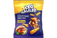 «Leo Galileo», кукурузные палочки со вкусом чизбургера, 45г: 