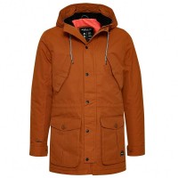 O'NEILL Journey Men Parka 8P3652-3079: Цвет: https://www.sportspar.com/o-neill-journey-men-parka-8p3652-3079
Brand: O'NEILL Upper material: 100% polyester (58% of which is recycled) Lining: 100% polyamide Sleeve lining: 100% polyamide Padding: 100% polyester (50% recycled) Brand logo as a patch on the left front pocket and on the back O'Neill Hyperdry - Material quickly absorbs and wicks moisture away from the skin O'Neill Firewall - thermal insulation retains heat O'Neill Critically Taped - The garment's most exposed seams are taped to increase its overall waterproofing and better protect you during your outdoor activities with lined hood and drawstring Full-length two-way zipper and snap button closure above two chest pockets with snap fasteners adjustable waist with drawstring two chest pockets with snap fasteners two flap pockets with button closure an inside pocket with snap fastener adjustable arm cuffs with press stud closure regular fit pleasant wearing comfort NEW, with label and original packaging