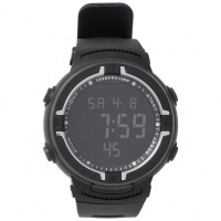 LEANDRO LIDO "Vernazza" Unisex Sports Watch black/white: Цвет: Brand: LEANDRO LIDO including battery 12-bit digital display with hours, minutes, seconds, day and date Water resistance: 3 ATM Stopwatch, alarm and hourly chime function 24-hour format Watch case: ABS plastic Watch strap: TPU rubber Watch glass: plastic Background can be illuminated by button Brand logo on the front above the dial Dial diameter: approx. 35 mm Strap Width: Approx. 22mm adjustable bracelet with pin clasp maximum wrist circumference up to approx. 20 cm User manual is included suitable for sports and leisure Stainless steel back including LEANDRO LIDO packaging NEW, in original packaging &gt;Disposal instructions for batteries
https://www.sportspar.com/leandro-lido-vernazza-unisex-sports-watch-black/white