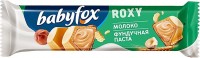 «BabyFox», вафельный батончик Roxy Молоко/фундучная паста, 18,2г (упаковка 24шт.): 