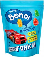 «HIPPO BONDI & FRIENDS», мармелад жевательный с игрушкой «Гонки», 100г: 