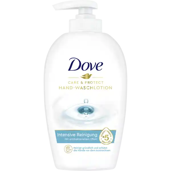 Dove Care amp Protect Flssigseife Pflegende HandWaschlotion mit antibakteriellem Effekt: Цвет: Produktbeschreibung und details Die Dove Care ampamp Protect Flssigseife Pflegende HandWaschlotion mit antibakteriellem Effekt sorgt fr besonders saubere weiche und schn gepflegte Haut Das ist wichtig  denn das Gefhl von weicher und zarter Haut ist nicht nur etwas fr besondere Anlsse  mit den richtigen Produkten kann man sich jeden Tag darber freuen Es gibt nichts Schneres als das weiche Gefhl das die Lieblingsprodukte von Dove auf der Haut hinterlassen  wie beispielsweise die Dove Care ampamp Protect Flssigseife Pflegende HandWaschlotion mit antibakteriellem Effekt Die Haut ist tagtglich zahlreichen Einflssen ausgesetzt dem Wetter Hormonen dem lterwerden Dove ist der Meinung dass die beste HandWaschlotion die Haut gleich zu Beginn des Tages sanft pflegen und zum Strahlen bringen sollte Die reichhaltige Formel dieser Handseife enthlt  Feuchtigkeitscreme Dadurch wird die Haut beim Waschen nicht nur gereinigt sondern auch nachhaltig mit Feuchtigkeit versorgt und somit gepflegt Das Besondere Diese flssige Seife hat einen antibakteriellen Effekt Da die Seife flssig ist ist die Anwendung dieser Cremeseife auch denkbar einfach Einen Pumpsto der Handseife in die Hnde geben den cremigen Schaum grndlich verreiben und anschlieend absplen Dove untersttzt Menschen dabei das volle Potenzial ihrer individuellen Schnheit zu entfalten indem Produkte wie diese Seife entwickelt werden die auf die persnlichen Bedrfnisse ihrer Haut eingehen Denn der Grundsatz von Dove ist Nur wer sich durch die richtige Pflege schn und wohl in seiner Haut fhlt kann dies auch ausstrahlen Dove Care ampamp Protect Flssigseife Pflegende HandWaschlotion mit antibakteriellem Effekt die Dove Flssigseife reinigt grndlich und schtzt die Hnde vor dem Austrocknen die Formel der Flssigseife enthlt  Feuchtigkeitscreme einen Pumpsto der Flssigseife in die Hnde geben den cremigen Schaum grndlich verreiben und anschlieend absplen die flssige Seife reinigt besonders grndlich mit antibakteriellem Effekt Dove setzt auf und entwickelt Produkte wie diese Flssigseife die das natrliche Selbstbewusstsein strken Kontaktdaten Unilever RA   AL NL wwwdovecom   Inhaltsstoffe Aqua Sodium Laureth Sulfate Glycerin Cocamidopropyl Betaine Glycol Distearate Citric Acid Sodium Chloride Sodium Benzoate Parfum Lactic Acid Laureth PPG Tetrasodium EDTA Benzyl Alcohol Benzyl Salicylate Hexyl Cinnamal Linalool
https://www.rossmann.de/de/pflege-und-duft-dove-care-und-protect-fluessigseife-pflegende-hand-waschlotion-mit-antibakteriellem-effekt/p/8720181049293