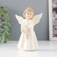Сувенир керамика "Девочка-ангел с фонариком" 8,5х5,3х12,5 см: 