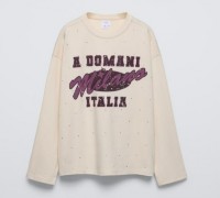 Zara Лонгслив оверсайз 130,140рр: 