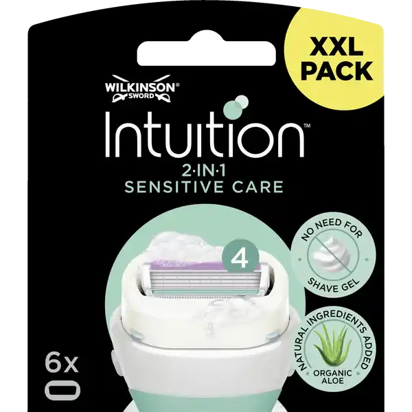 Wilkinson Sword Intuition Sensitive Care Rasierklingen: Цвет: Produktbeschreibung und details schumt und rasiert gleichzeitig Aloe  Vitamin E  Provitamin B feuchtigkeitsspendender Hautconditioner spendet whrend der Rasur Feuchtigkeit Kontaktdaten Wilkinson Sword GmbH Schtzenstrae    Solingen UrsprungslandHerkunftsort Klinge mit Seife in China hergestellt
https://www.rossmann.de/de/pflege-und-duft-wilkinson-sword-intuition-sensitive-care-rasierklingen/p/4027800407002