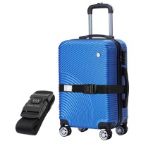 VERTICAL STUDIO quotMalmquot quot Hand Luggage Suitcase blue incl FREE luggage strap: Цвет: Brand VERTICAL STUDIO including FREE luggage belt with combination lock Set consisting of a Suitcase and a luggage strap Outer material plastic ABS Lining Material  polyester Brand logo as metal emblem on the front ideal as hand luggage external dimensions correspond to the size regulations External dimensions HWD  cm   cm   cm External dimensions in inches      Internal dimensions HWD  cm   cm   cm Net weight  kg Volume approx  l a telescopic handle with several possible height settings four smoothrunning wheels for easy transport a large main compartment with an allround way zip three digit suitcase lock  possible combinations Divider with integrated zip mesh pocket for subdivision converging straps with click closure Fully lined interior Zippered lining on each side of the case two carrying handles with suspension four spacers on one L long side Structured outer material with a matte finish NEW with box ampamp original packaging
https://www.sportspar.com/vertical-studio-malmoe-20-hand-luggage-suitcase-blue-incl.-free-luggage-strap