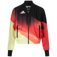 adidas Team GER Women Presentation Jacket GF0318: Цвет: https://www.sportspar.com/adidas-team-ger-women-presentation-jacket-gf0318
Brand: adidas Material: 100% polyester (recycled) Brand logo on the left chest elastic, ribbed stand-up collar full zip two side pockets with zipper elastic, ribbed cuffs and hem Regular fit pleasant wearing comfort NEW, with tags &amp; original packaging