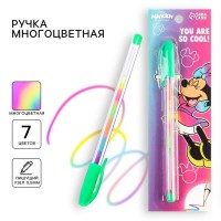 Ручка шариковая, многоцветная, Минни Маус: 