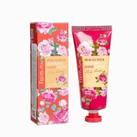 Крем для рук FarmStay Pink Flower Blooming Hand Cream Pink Rose: Цвет: FarmStay Pink Flower Blooming Hand Cream Pink Rose — это освежающий крем для рук и ногтей с экстрактом лепестков розы. Он укрепляет и увлажняет кожу, улучшает её рельеф, борется с пигментациями и раздражениями, устраняет сухость, шелушение и чувство дискомфорта.<strong>Активные ингредиенты</strong>Экстракт цветов вишни. Этот компонент обладает тонизирующим и противовоспалительным эффектом. Он восстанавливает повреждённые клетки, стимулирует регенерацию тканей, выводит токсины и подавляет активность болезнетворных бактерий.Экстракт лотоса. Лотос помогает коже удерживать влагу, сокращает морщины, снимает отёчность, отбеливает возрастные пигментации, уменьшает выраженность веснушек, постакне, различного рода высыпаний и других несовершенств.Экстракт розы. Роза освежает и пробуждает кожу, ускоряет метаболические процессы, выравнивает тон кожи, улучшает её цвет, насыщает ткани витаминами и замедляет проявление возрастных изменений.Экстракт цветка белой лилии. Лилия осветляет и освежает кожу, снимает напряжение и стресс, устраняет аллергические реакции, активизирует обменные процессы, улучшает метаболизм и стимулирует микроциркуляцию.<strong>Преимущества использования:</strong>Быстрое увлажнение. Всего за одну процедуру крем хорошо увлажняет сухую кожу рук, устраняет шелушение и сянутость, опимизирует водный и жировой баланс, препятствует испарению влаги и защищает эпидермис от обезвоживания.Бережный уход. Крем бережно воздействует на кожу, стимулирует обмен веществ, подавляет активность микробов и болезнетворных бактерий. Он также борется с воспалениями и раздражениями, ускоряет заживление повреждений и снимает аллергические реакции.Удобная текстура. Крем имеет лёгкую водянистую консистенцию с глянцевым отливом. Это позволяет средству быстро распределяться по коже и легко впитываться. Крем не оставляет липкости, жирности, тяжести и дискомфорта.<strong>Состав:Water, MineralOil, Cetearyl Alcohol, Propylene Glycol,,Rosa Centifolia Flower Water,Prunus Semulata Flower Ex tract, Nelumbo Nucifera Flower Extract, Nymphaea Alba Flower Extract, 1,2 Hexaned iol, Polysorbate60, Sorbitan Sesquicleate, Butylene Glycol, Dipropylene Glycol, Triethanolamine, Carbomer 940, Carbomer, Phenoxyethanol, Methylparaben, Propylparaben, Fragrance.
: FarmStay
: Корея
