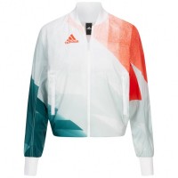 adidas Team Women Presentation Jacket GF0291: Цвет: https://www.sportspar.com/adidas-team-women-presentation-jacket-gf0291
Brand: adidas Material: 100% polyester (recycled) Hull filling: 80% polyamide, 20% elastane Brand logo on the left chest breathable mesh lining elastic, ribbed stand-up collar lightweight upper full zip two side pockets with zipper elastic, ribbed cuffs and hem slightly shortened back regular fit pleasant wearing comfort NEW, with tags &amp; original packaging