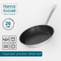 Сковорода из нержавеющей стали Hanna Kn?vell, d=26 см, h=5 см, толщина стенки 0,6 мм, длина ручки 25 см, антипригарное покрытие, индукция: Цвет: Сковорода Hanna Kn?vell сделана из безопасной высококачественной и долговечной нержавеющей стали марки AISI 201, обладает коррозийной стойкостью, очень легка в уходе.<strong>Особенности посуды:</strong>Стальной корпус AISI 201 (высококачественная нержавеющая сталь).Качественное антипригарное покрытие.Капсульное дно толщиной 3 мм.Равномерное распределение температуры за счёт теплораспределительного слоя на дне.Увеличенная толщина стенки 0,6 мм.Ручки на заклёпках (надежное крепление).Безопасно для здоровья и окружающей среды.Простой уход: можно мыть как вручную, так и в посудомоечной машине.Подходит для всех типов плит, в том числе индукционных.</li>Выбирая фирменную стальную посуду Hanna Kn?vell, Вы можете быть уверены в лучшем стандарте качества и удобстве использования, она станет украшением на любой кухне.</ul>
: Hanna Kn?vell
: Китай
