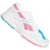 Reebok Aztrek Kids Sneakers DV8180: Цвет: https://www.sportspar.com/reebok-aztrek-kids-sneakers-dv8180
Brand: Reebok Upper: textile, synthetic Inner material: textile Sole: rubber Brand logo on the tongue, exterior, heel and sole Perforated material on the toe and heel for improved air circulation padded entry and tongue extended, stabilized heel area grippy rubber outsole Closure: lacing 90's inspired design pleasant wearing comfort NEW, with box &amp; original packaging