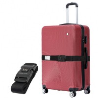 VERTICAL STUDIO quotMalmquot quot Suitcase wine red incl FREE luggage strap: Цвет: Brand VERTICAL STUDIO Includes FREE luggage strap with combination lock Set consisting of a Suitcase and a luggage strap Outer material plastic ABS Lining material  polyester Brand logo as a metal emblem on the front External dimensions HWD  cm   cm   cm External dimensions in inches      Internal dimensions HWD  cm   cm   cm Net weight kg Volume approx  l a telescopic handle with several possible height settings four smoothrunning wheels for convenient transport a large main compartment with a circumferential way zipper three digit suitcase lock  possible combinations Divider with integrated zippered mesh pocket for division converging tension straps with click closure Interior lined throughout Zippered lining on each side of the case two carrying handles with suspension four spacers on one long side structured outer material with a matte finish NEW with box ampamp original packaging
https://www.sportspar.com/vertical-studio-malmoe-24-suitcase-wine-red-incl.-free-luggage-strap